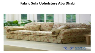 Fabric Sofa Upholstery Abu Dhabi