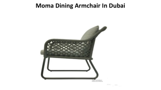 Moma Dining Armchair In Dubai