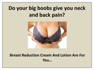Most Effective Breast Reduction Creams in India