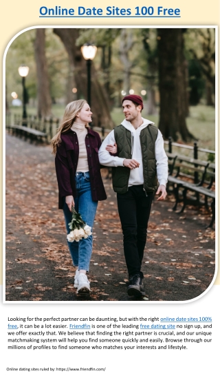 Online Date Sites 100 Free