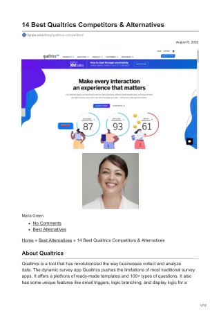 14 Best Qualtrics Competitors  Alternatives