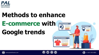 Methods to enhance ecommerce with Google trends