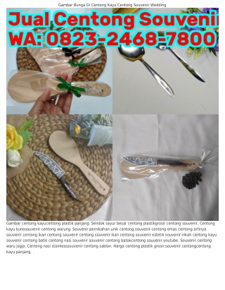 Ô8ᒿЗ–ᒿᏎϬ8–ᜪ8ÔÔ (WA) Souvenir Centong Sayur Plastik Centong Sayur Plastik
