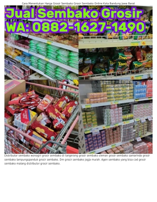 088ᒿ~IϬᒿ7~I4ᑫ0 (WA) Pusat Grosir Sembako Jakarta Daftar Harga Grosir Sembako Di