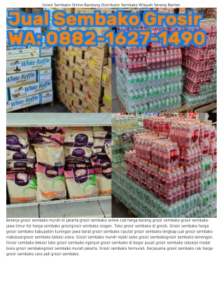 ౦88ᒿ–lᏮᒿᜪ–lԿᑫ౦ (WA) Spanduk Grosir Sembako Grosir Sembako Wonosobo