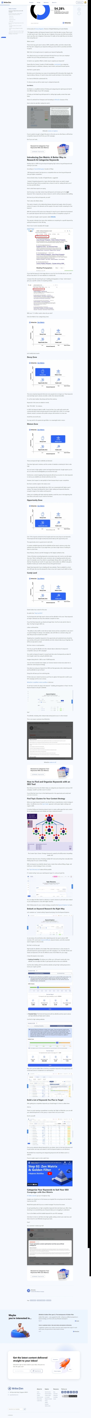 WriterZen - Zen Matrix_ A Beginner’s Guide to Effective Keyword Research
