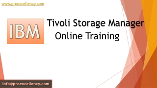 IBM tivoli storage manager