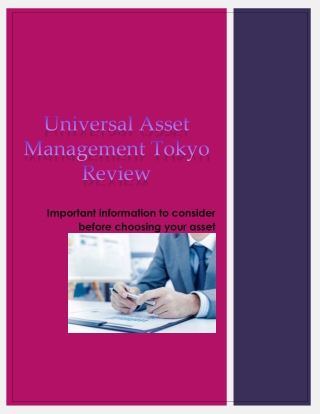 Important information to consider before choosing your asset management firm