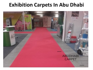 Exhibition Carpets In Abu Dhabi