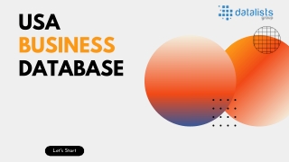USA BUSINESS DATABASE