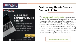 Best Laptop service center in USA