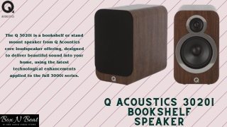 Q Acoustics 3020i Bookshelf Speaker