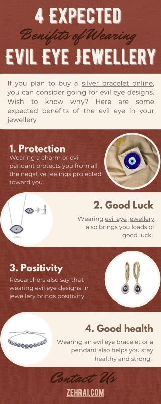 4 Expected Benefits of Wearing Evil Eye Jewellery