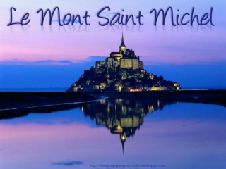 Postcard from Mont Saint Michel (France)