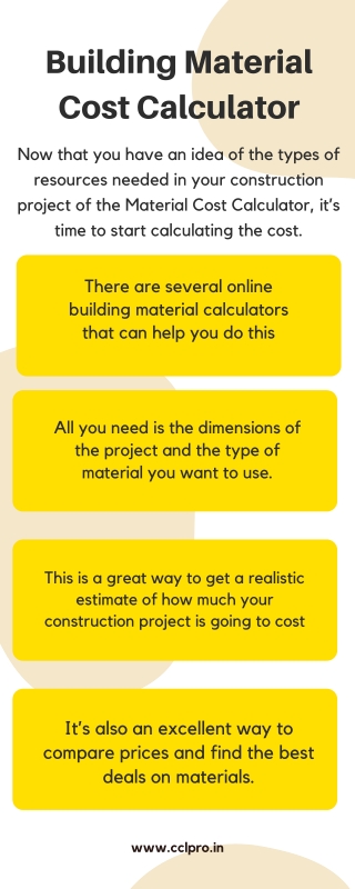 Building Material Cost Calculator - INFO