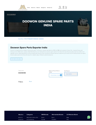 DOOWON GENUINE SPARE PARTS INDIA