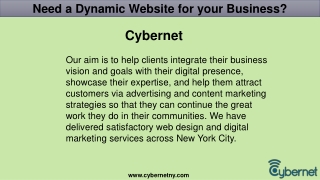 Need a Dynamic Website for your Business