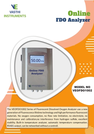 Online FDO Analyzer