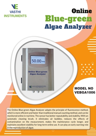 Online Blue-green Algae Analyzer