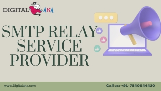 SMTP Relay Service Provider