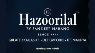 Jewellery Stores in Delhi