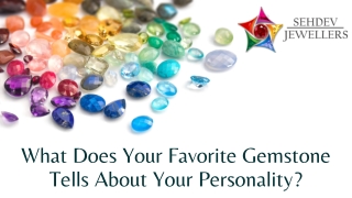 What Does Your Favorite Gemstone Tells About Your Personality