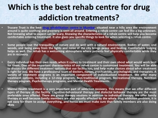 Drug Rehabilitation Centre in Mumbai