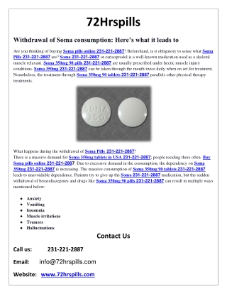 Buy Soma, Soma 350mg 90 pills, Soma Pills, Soma 350mg in USA