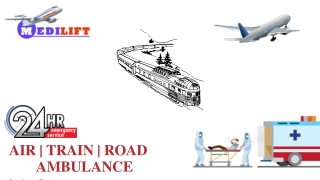 Book Medilift Air Ambulance in Patna or Ranchi for Accidental Patient Rescue