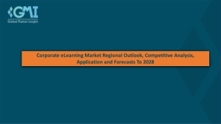 Corporate eLearning Market Regional Outlook, Competitive Analysis, Application a