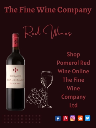 Shop Pomerol Red Wine Online – The Fine Wine Company Ltd