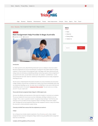 Best Assignment Help Provider in Bega Australia