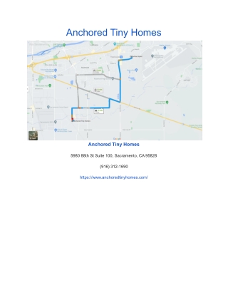 Anchored Tiny Homes