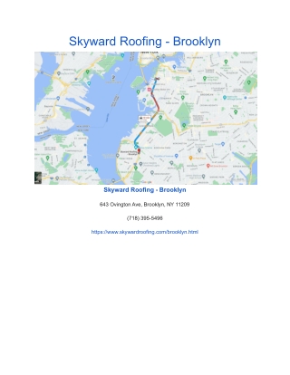 Skyward Roofing - Brooklyn