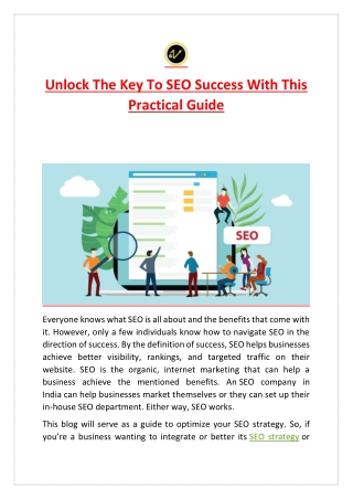 Unlock The Key To SEO Success With This Practical Guide