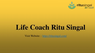 Life Coach Ritu Singal- Top Personality Development Coach in Chandigarh, India