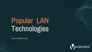 Popular LAN Technologies