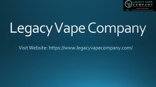 Legacy Vape Company, Best Rebuildable Vape Tanks in Australia