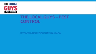 Best Pest Control Perth | Thelocalguyspestcontrol.com.au