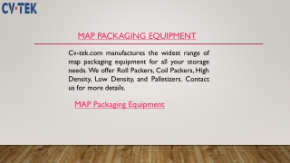 Map Packaging Equipment  Cv-tek.com