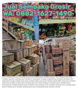 Ö882•I627•IᏎᑫÖ (WA) Grosir Sembako Kendari Grosir Sembako Nganjuk