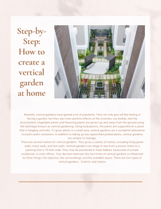 Step-by-Step How to create a vertical garden at home Mohit Bansal Chandigarh