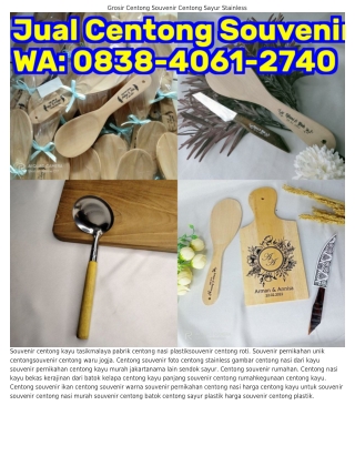 Ö838~ԿÖ61~2ᜪԿÖ (WA) Harga Souvenir Centong Nasi Plastik Centong Kayu Kuno