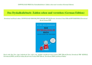 DOWNLOAD FREE Das Dyskalkuliebuch Zahlen sehen und verstehen (German Edition) (DOWNLOAD E.B.O.O.K.^)
