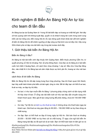 Cam Nang Tham Quan Bai Bien an Bang Cung Xuantien52hz