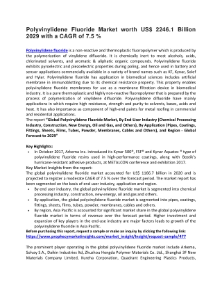 Polyvinylidene Fluoride Market