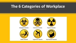 The 6 Categories of Workplace Hazards