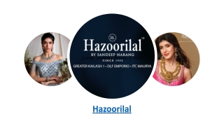 Hazoorilal