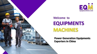 Power Generation Equipments Exporters in China