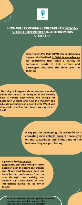 In-Vehicle Experience for Consumers | Experiences Per Mile